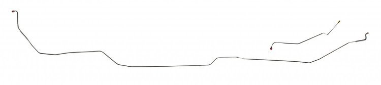 68 -72 Hardtop w/ Disc Conv. - Front to Rear Brake Lines - Stainless 3 Pcs.