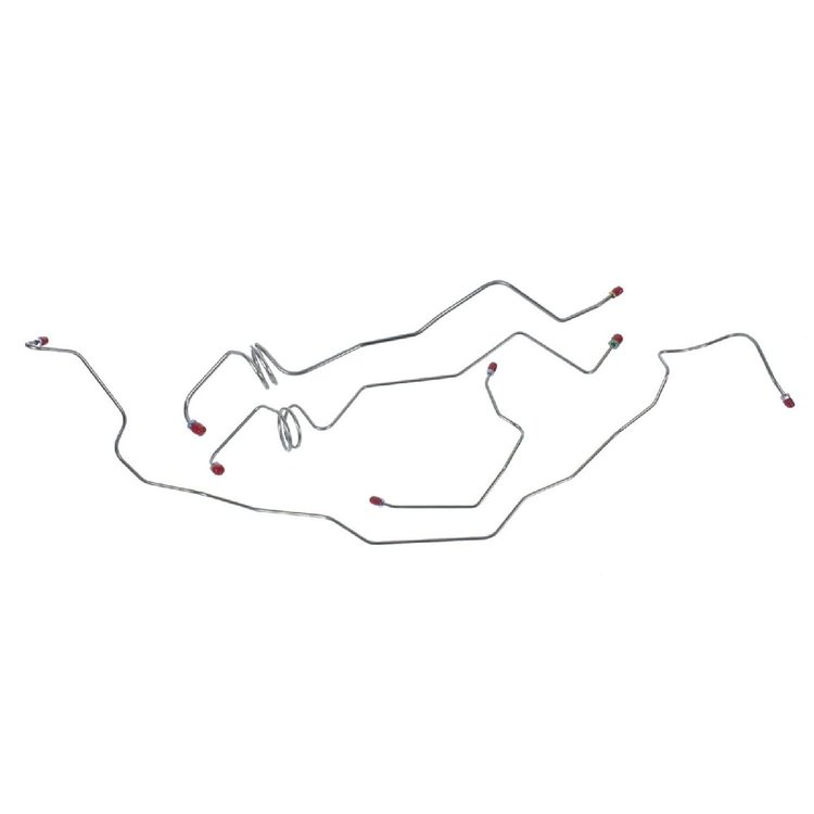 80 Pwr. Disc - Front Brake Line Kit 4 Pcs.
