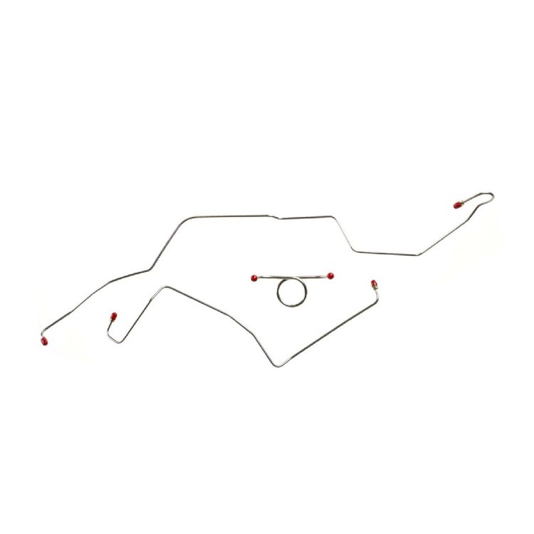 66 Std. Drum - Front Brake Line Kit 3 Pcs.