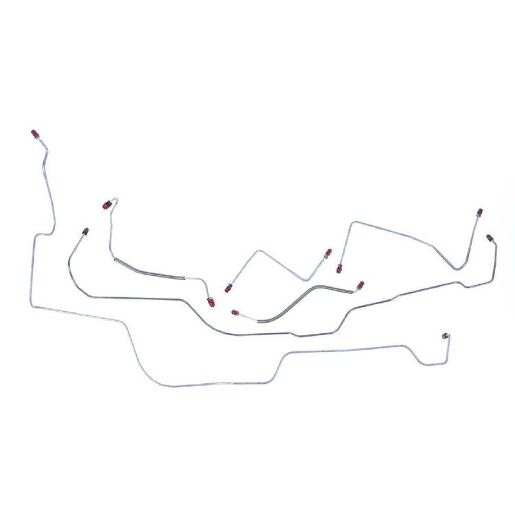 71 Fairlane/Torino Pwr. Disc Frt. Brake Line Kit 6 Pcs.