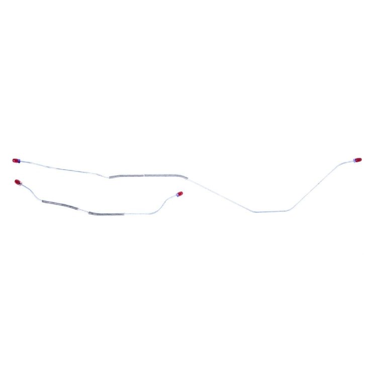 70 -71 9IN. Rear Ex. Cyclone - Rear Axle Brake Lines 2 Pcs.
