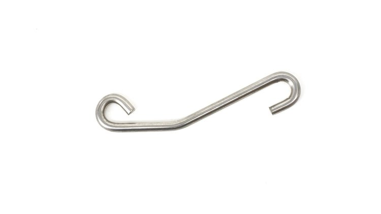Fits All Cars - Silver Rear Hook - Stainless
