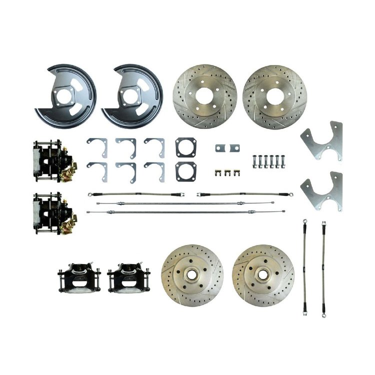 F70RD05S 4-Wheel W/Rear +2 Disc Brake Conversion Kit 1970-77 GM F/X-Body