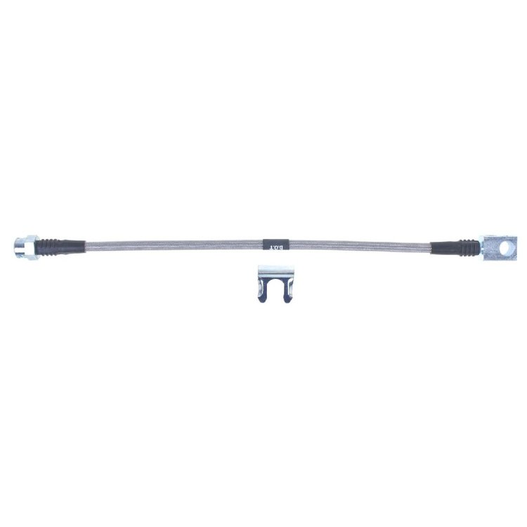72-73 All Cars - Rear Flex Hose Braided Stainless