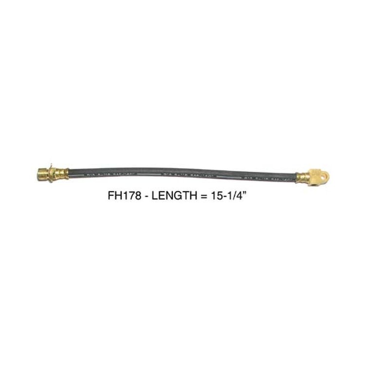 Rear Flex Hose 1969-1970 Full Size Buick/Oldsmobile 15-1/4"