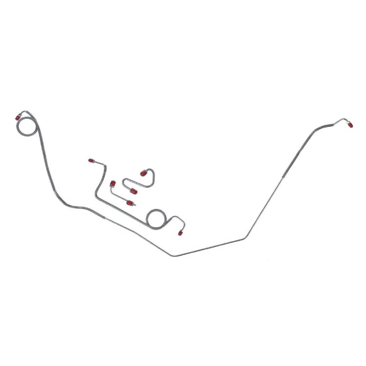 69 Pwr. Drum - Front Brake Line Kit 4 Pcs.