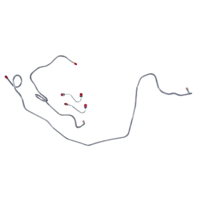 82 -83 V-8 - Front Brake Line Kit 4 Pcs.