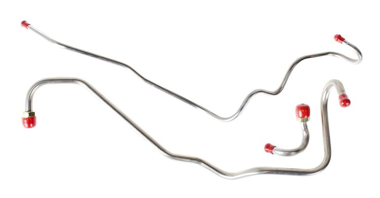 67 4 BBL HO Kit w/ Vent - Fuel Pump to Carb. Line - Stainless