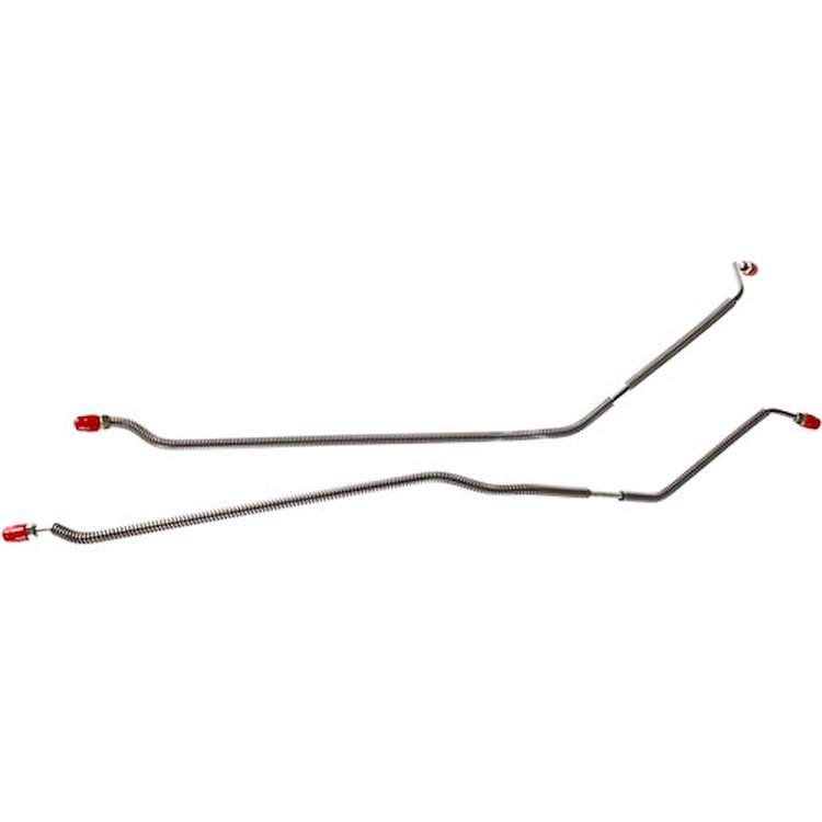 68 Firebird rear Axle Brake Line w/ Rear Disc Conv. 2 Pcs.