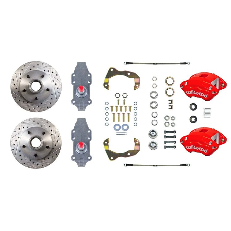 FSC56WKDZ At The Wheel Front Disc Brake Conversion Kit 1955-1958 Chevrolet Bel Air