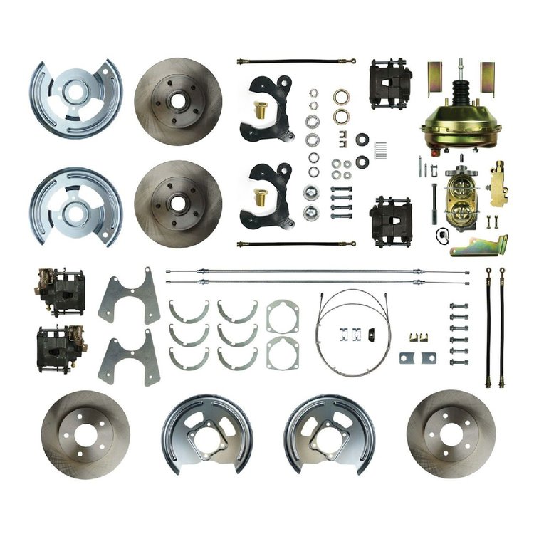 58 Full Size Chevy 4 Wheel Power Disc Conversion Booster Master Cylinder AND Rear Conversion Invoiced Below