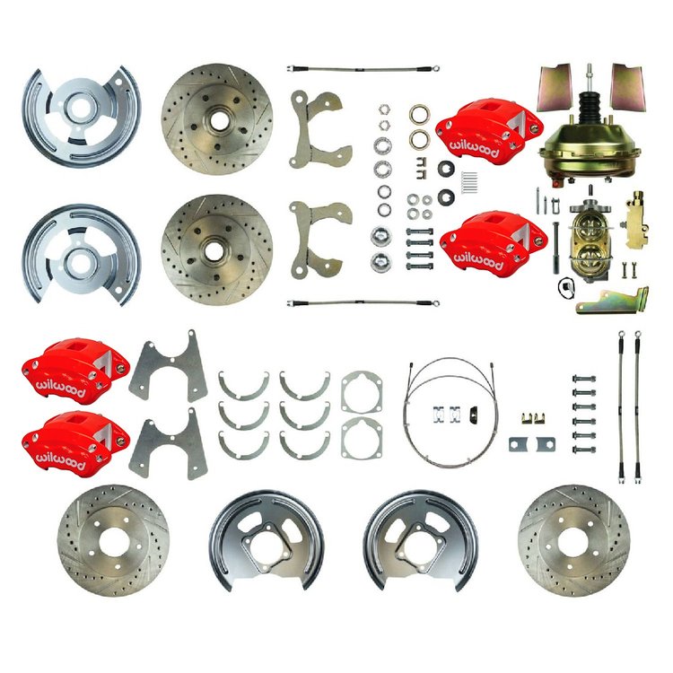 FSC604DCCZ Performance Front Disc Brake Conversion Kit 1959-64 Chevrolet Impala/Bel Air