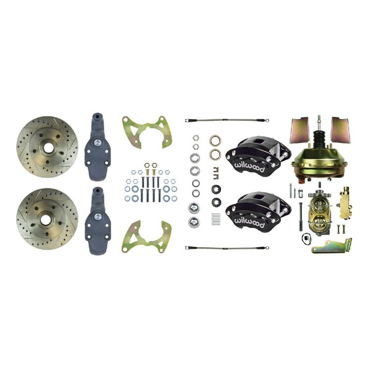 FSC60DCDS 2 in. Drop, Performance Front Disc Brake Conversion Kit 1959-64 Chevrolet Impala