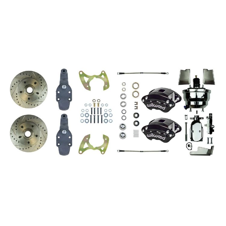 FSC60DCDSX 2 in. Drop, Performance Front Disc Brake Conversion Kit 1959-64 Chevrolet Impala