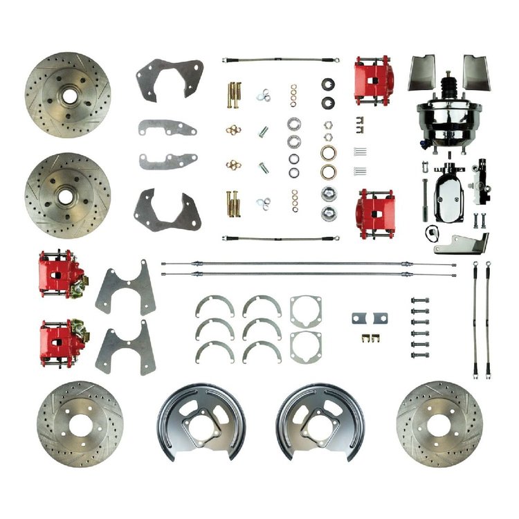 4 Wheel Disc Brake Conversion 1965-68 Chevrolet Bel Air, Biscayne, Impala, Nomad