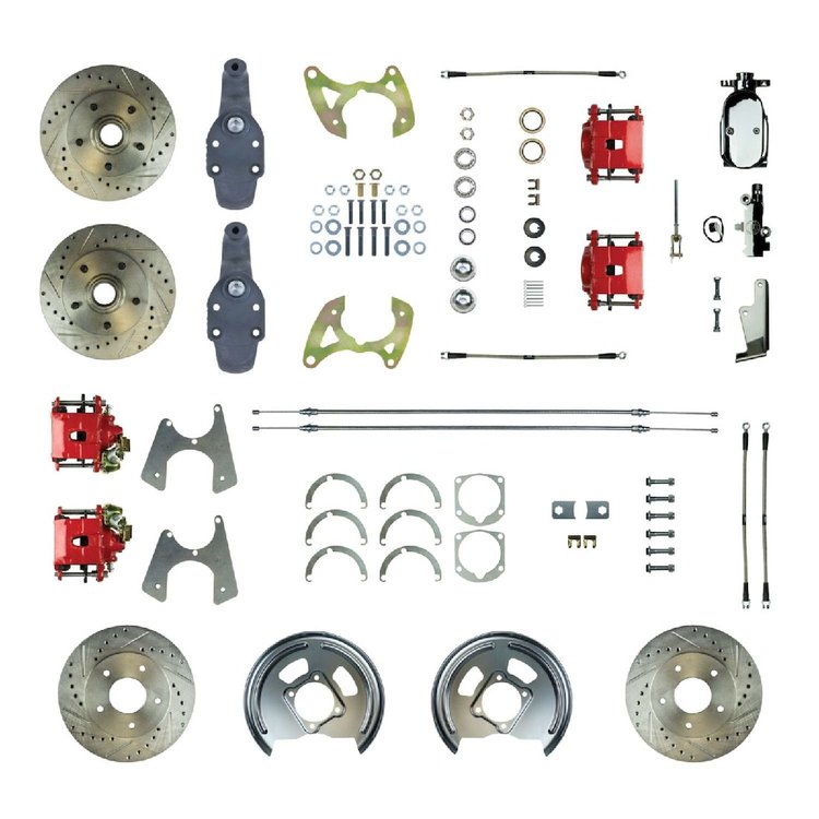 Four Wheel Manual Disc Brake Conversion Kit