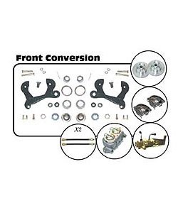 1965-68 Full Size Chevy Brake Line Kit Front Power Disc