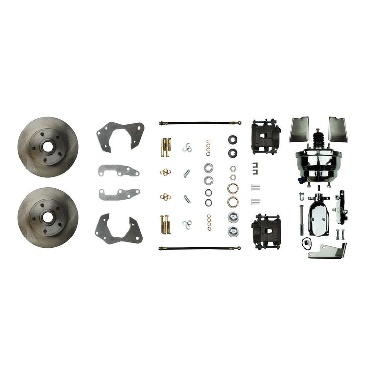 65 - "68 Full Size Chevy, Chrome Booster - Power Front Disc Conversion