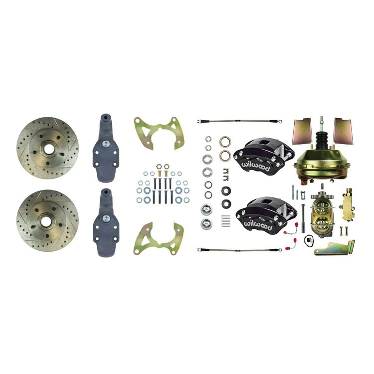 FSC66DCDS 2 in. Drop, Performance Front Disc Brake Conversion Kit 1965-1968 Chevrolet Impala