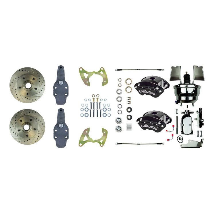 FSC66DCDSX 2 in. Drop, Performance Front Disc Brake Conversion Kit 1965-1968 Chevrolet Impala
