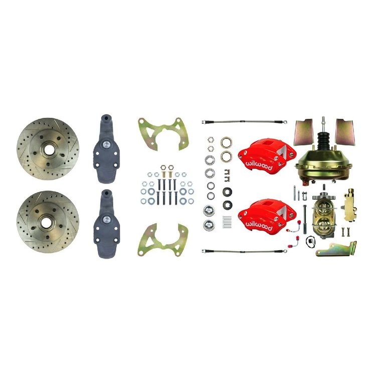 FSC66DCDZ 2 in. Drop, Performance Front Disc Brake Conversion Kit 1965-1968 Chevrolet Impala