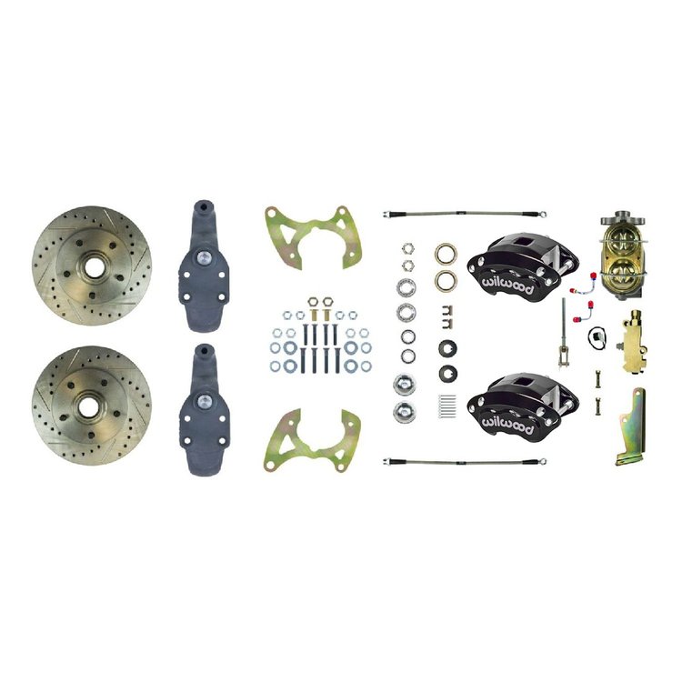 FSC66SDDS 2 in. Drop, Performance Front Disc Brake Conversion Kit 1965-1968 Chevrolet Impala