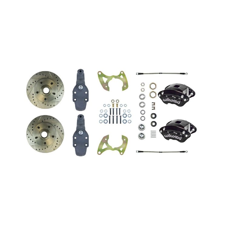 FSC66WKDS 2 in. Drop, Performance Front Disc Brake Conversion Kit 1965-1968 Chevrolet Impala