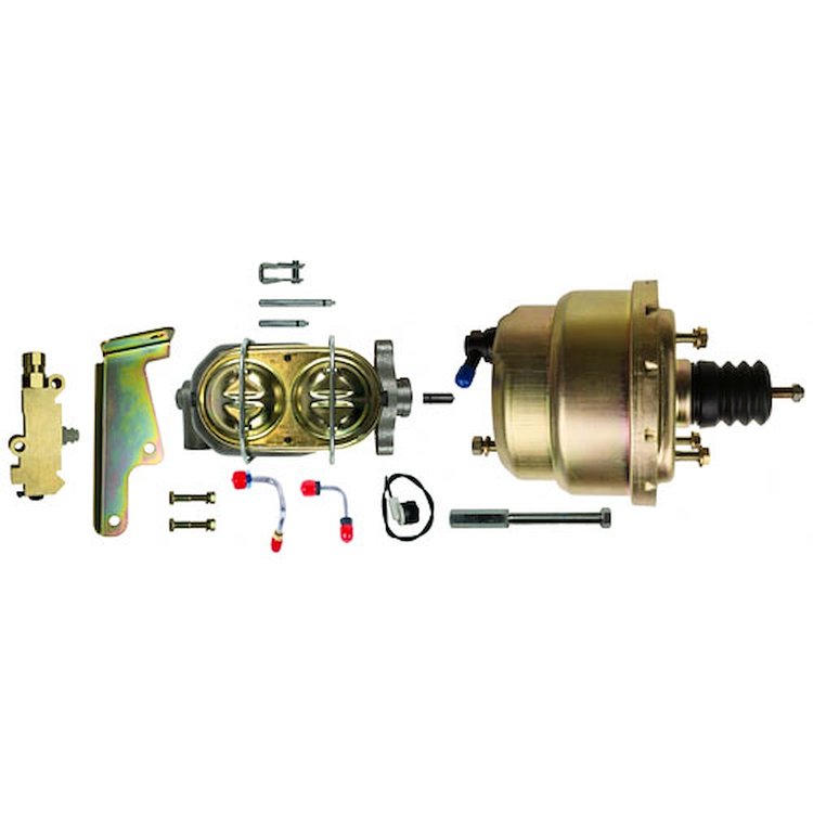 Brake Booster/Master Cylinder Combo 1955-76 GM Vehicles with Disc front / Drum rear