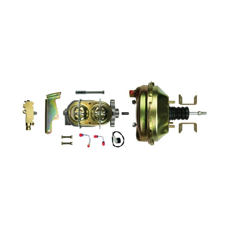 Brake Booster/Master Cylinder Combo 1955-58 Chevy Bel Air, Biscayne, Impala, Nomad