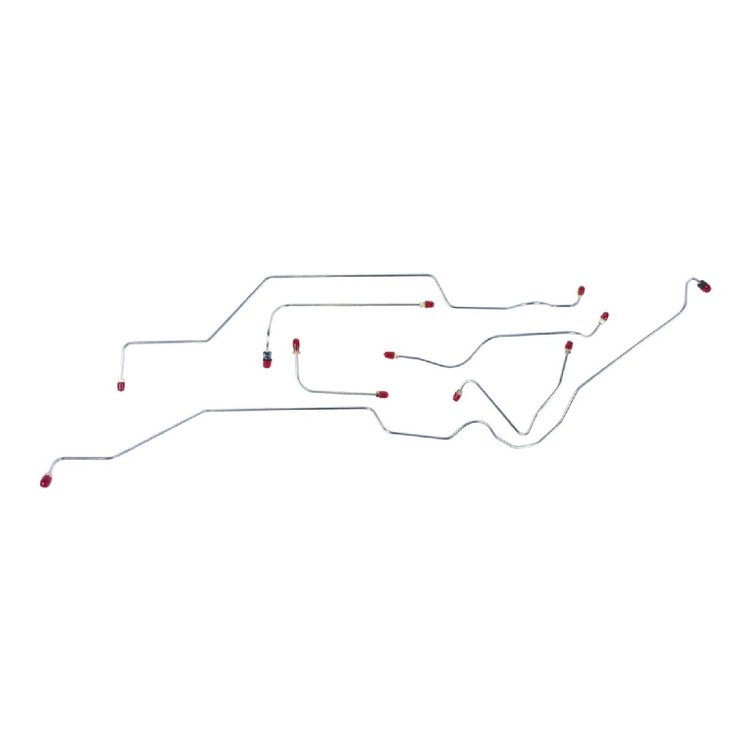 "69 Rambler, Pwr. Disc - Front Brake Line Kit, 7 Pcs.