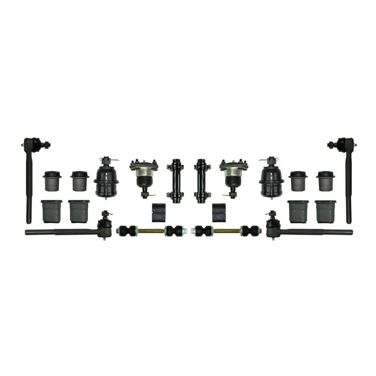 "70 - "72 Suspension Rebuild Kit, W/ Oval holes In Lower Control Arm, 22 pcs.