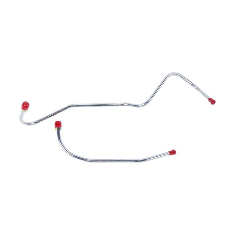 71 340 Carter Thermoquad - Fuel Pump to Carb. Line - Stainless 2 Pcs.