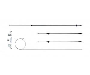 Parking Brake Cable Kit for 1967 Buick Skylark/GS with TH400