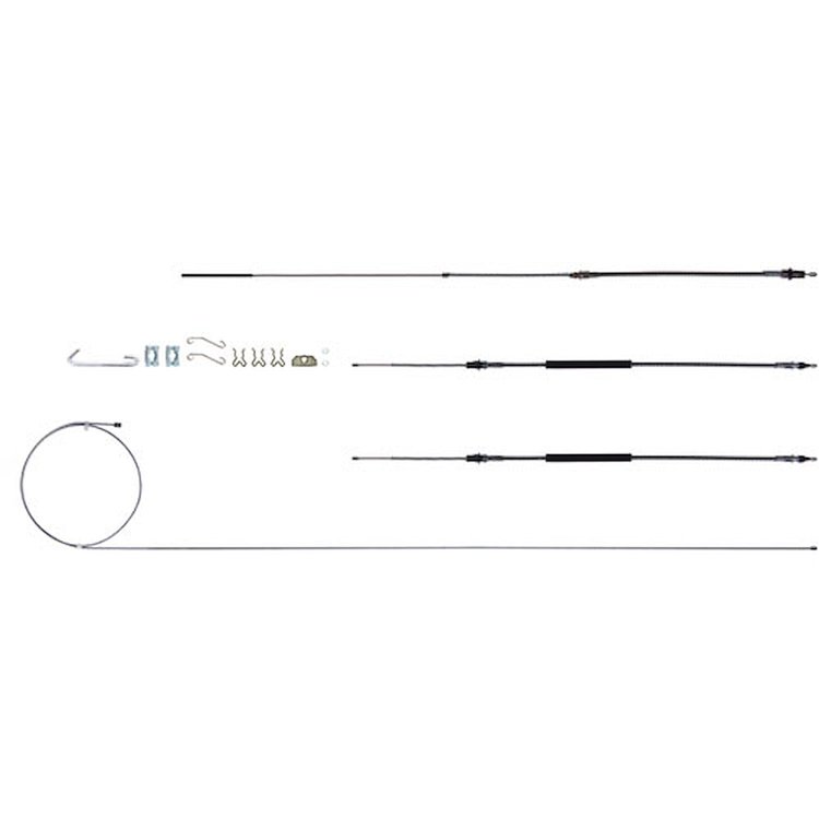 68-72 Skylark/GS Excluding TH400 Complete E-Brake Cable Kit