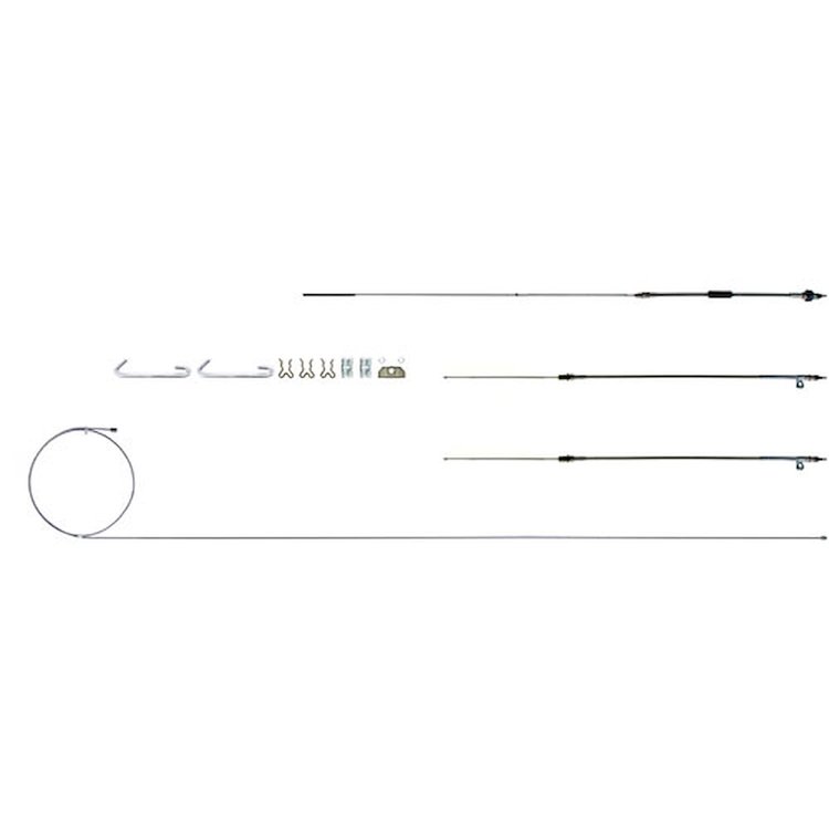 65 -66 Full Size Chevy All Cars w/ Hardware - Emergency Brake Cables