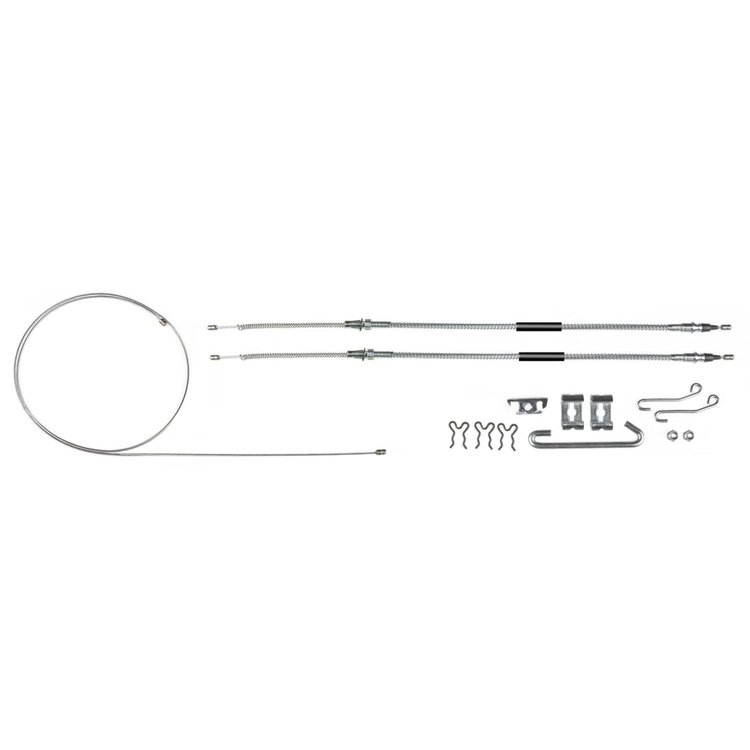 64 - 67 El Camino, T-400 - Brake Cable Set w/ Hardware