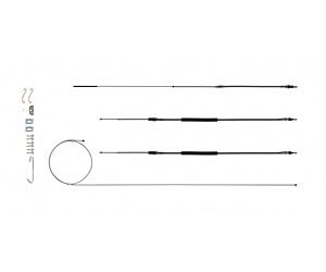 Parking Brake Cable Kit for 1970-1972 Chevy Monte Carlo (Except TH400)