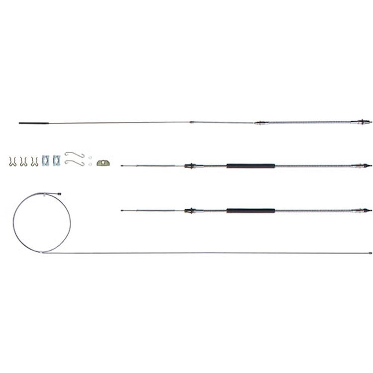 70 -72 Monte CarloTurbo 400 - Brake Cable Set w/ Hardware