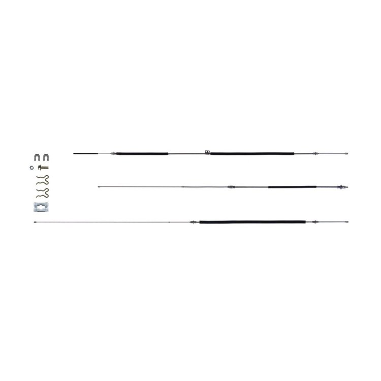 81 - 88 Automatic, 78 - 88 Manual, Monte Carlo/Chevelle - Emergency Brake Cables, Stainless