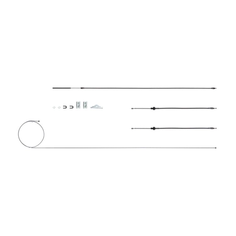 63 - 65 B Body - Dodge, E-Brake Cable Set, Stainless