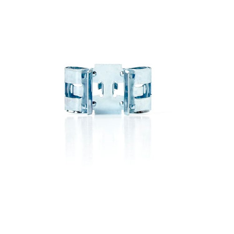 1/4IN. x 3/16IN. Double Sided Push In Clip - Silver Zinc