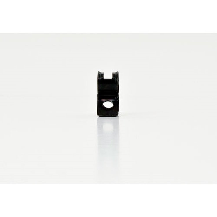 3/8IN. R Clip w/ Slot - Black