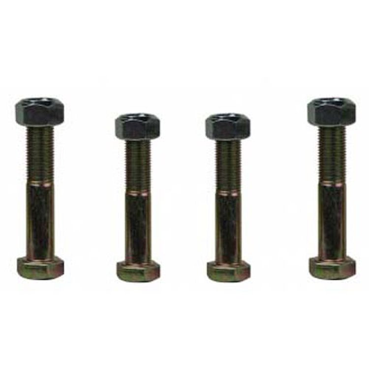 8-Piece Spindle Hardware Kit Includes (2) Long Bolts, >(2) Short Bolts, (4) Nuts