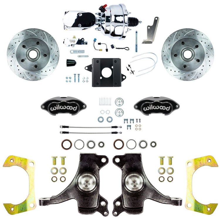 TDC6015DBXP 1960-1962 Chevy/GMC Performance Series 2 in. Drop, Power Front Disc Brake Conversion