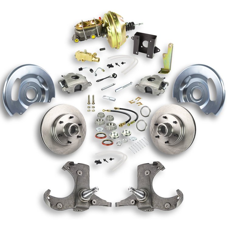 Front Disc Brake Conversion 1960-62 Chevy Truck 6-Lug