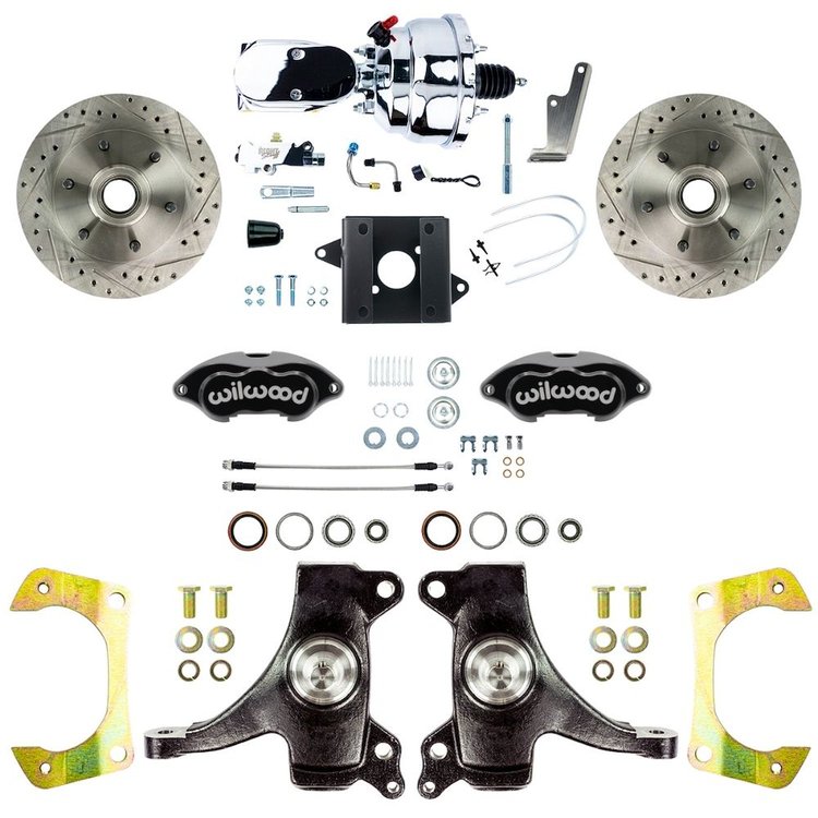 TDC6016DBXP 1960-1962 Chevy/GMC Performance Series 2 in. Drop, Power Front Disc Brake Conversion