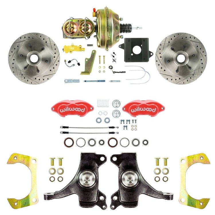 TDC6016DZP 1960-1962 Chevy/GMC Performance series 2 in. Drop, Power Front Disc Brake Conversion