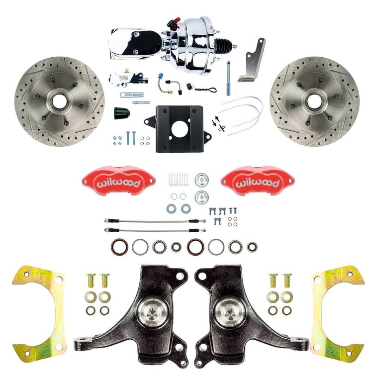 TDC6016DZXP 1960-1962 Chevy/GMC Performance Series 2 in. Drop, Power Front Disc Brake Conversion