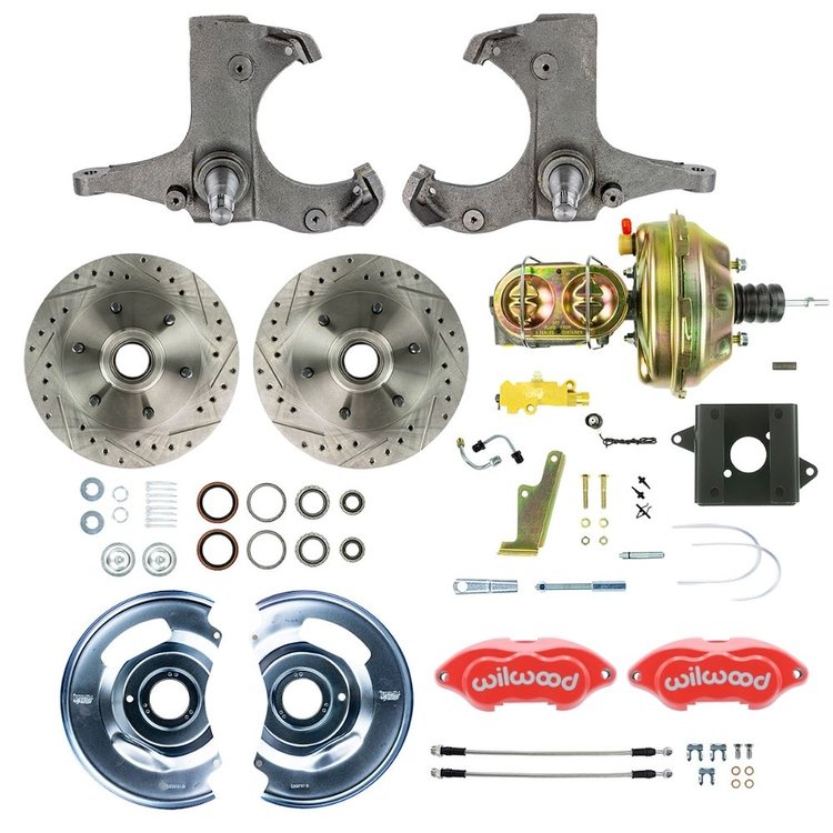 TDC6016ZP 1960-1962 Chevy/GMC Performance Series 2 in. Drop, Power Front Disc Brake Conversion