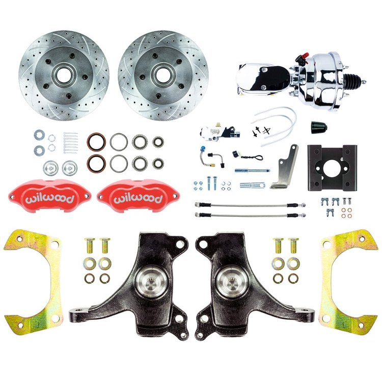 TDC6325DZXP 1963-1966 Chevy, Performance Series, 2 in. Drop, Power Front Disc Brake Conversion